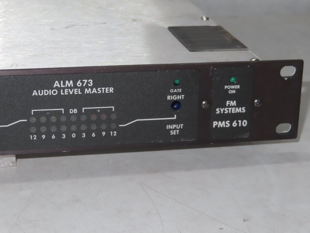FM SYSTEMS PMS 610 ALM 673 AUDIO LEVEL MASTER