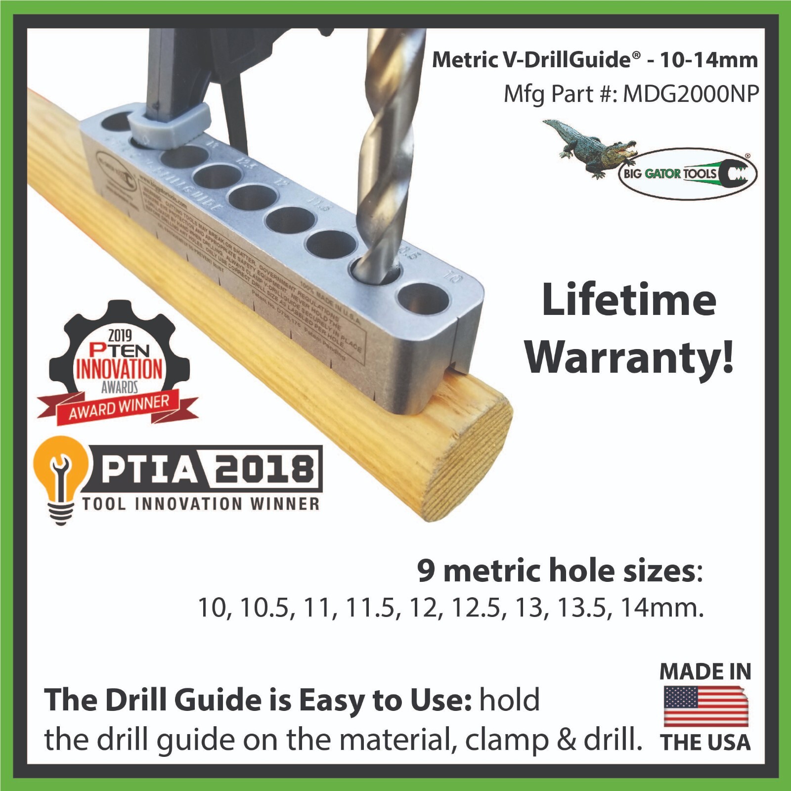 The Complete Metric Set - Drill & Tap Guides - Big Gator Tools line