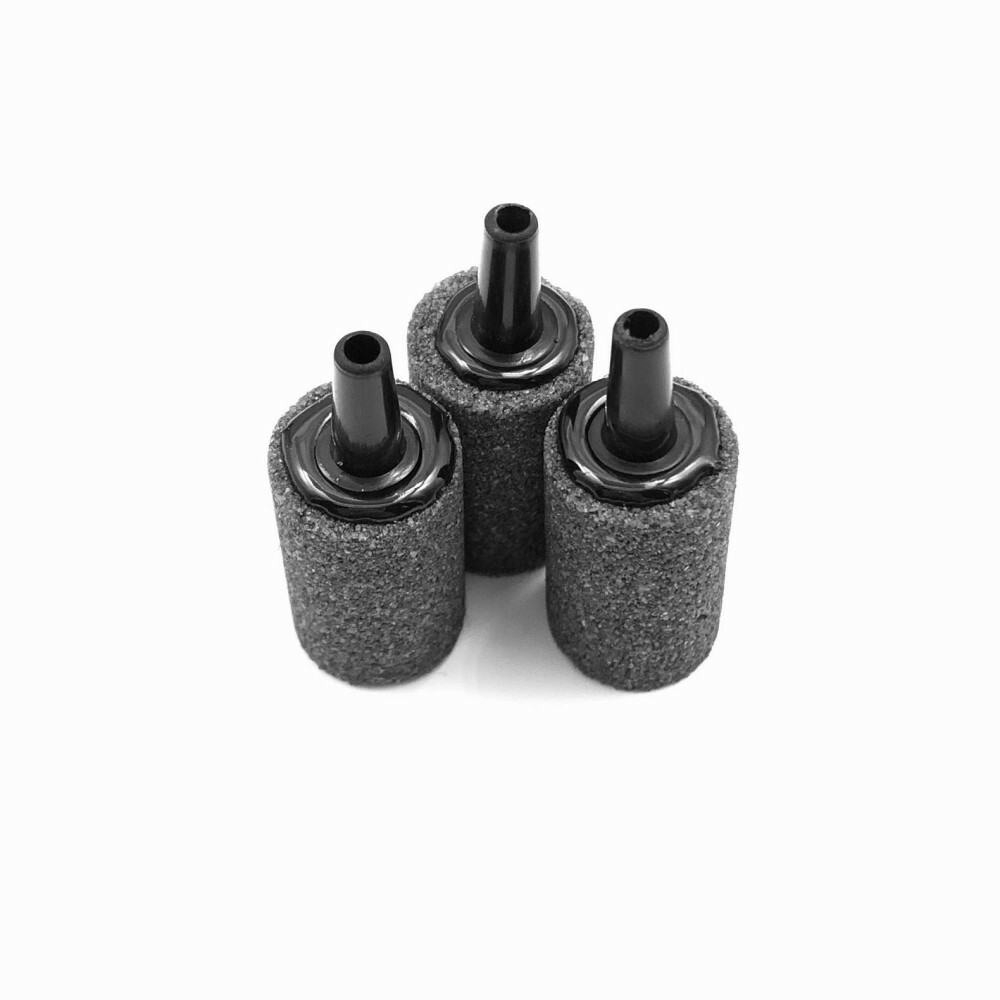 HiSin 1" X 0.6" Cylinder Air Stone for Aquarium & Hydroponics [100 Count]