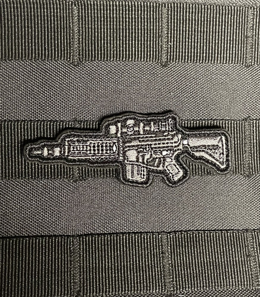 Sniper Rifle DMR Patch Gun Army Weapon COD PUBG Tactical Morale Hook Loop