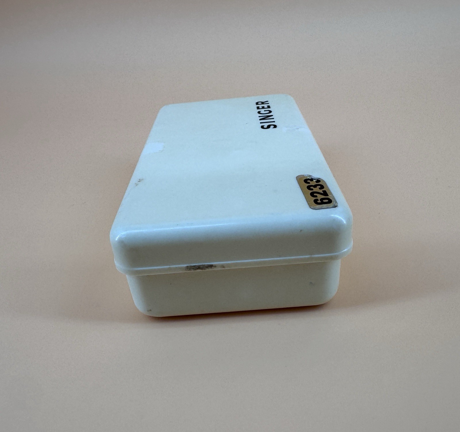 Vintage Ivory Plastic Singer Storage EMPTY BOX