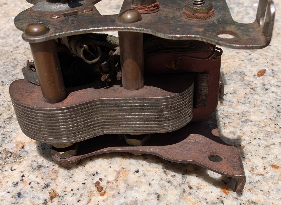 Vintage A.C. Gilbert Erector Set P-58 MOTOR Untested Spins Smooth