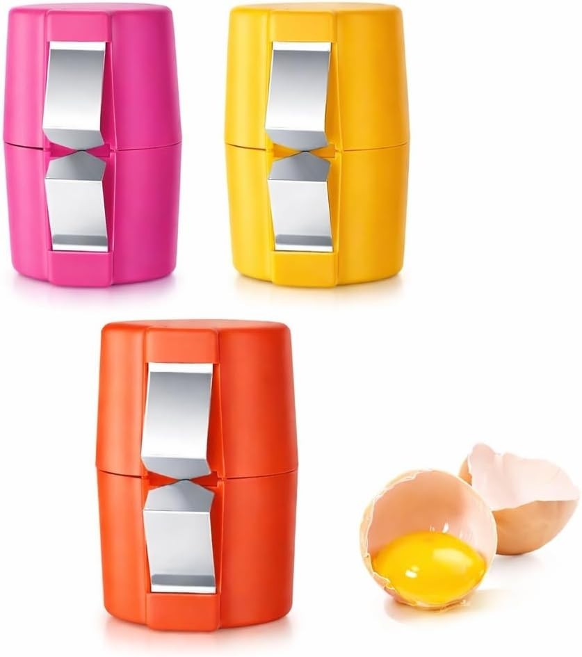3 PCs Egg Shell Opener Egg Separator for Raw Eggs