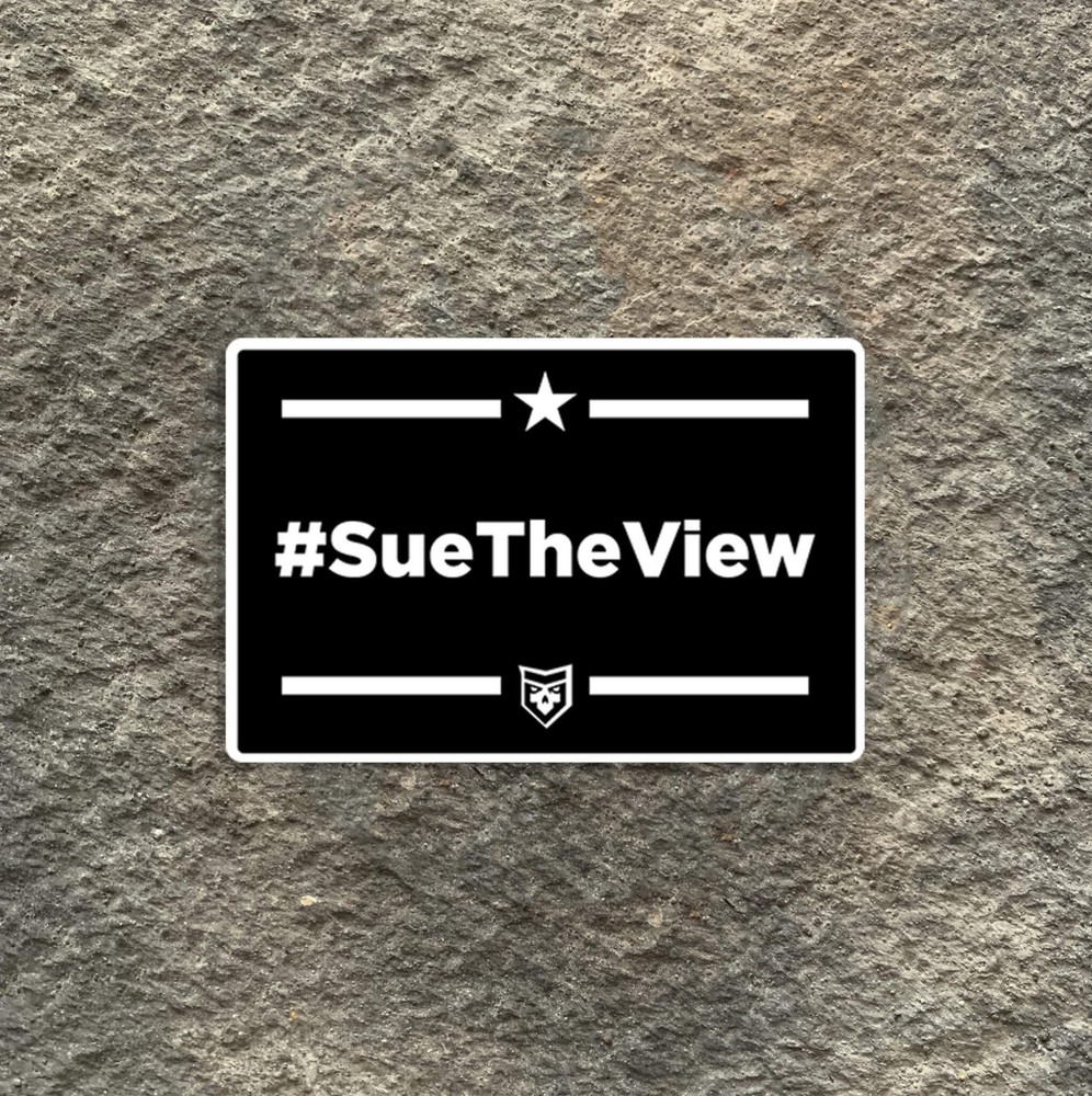 #SueTheView vinyl decal