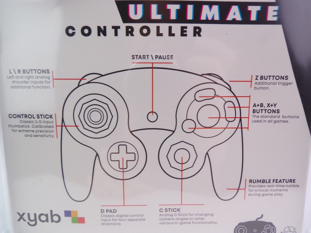 Nintendo GameCube Controller Wii, Wii U Switch Controller Ice Blue BRAND NEW