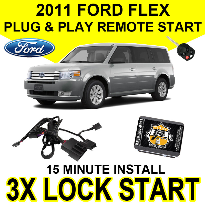 2011 Ford Flex Remote Start Plug and Play Easy Install DIY Starter 3X Lock FO1A