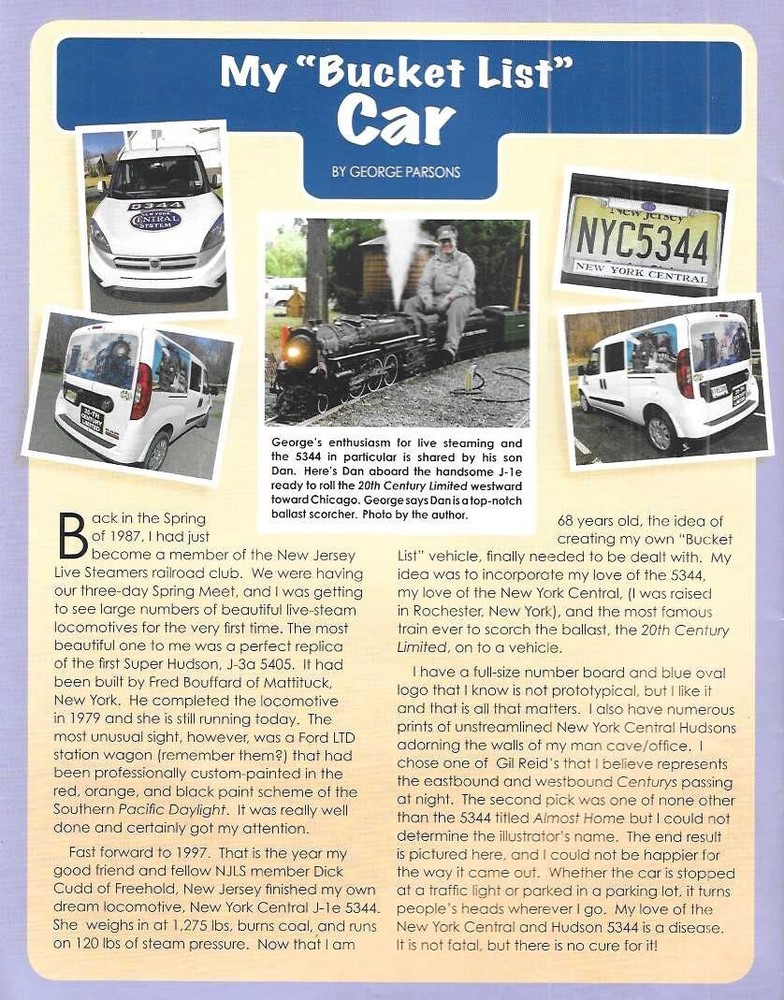 Central Headlight Magazine 3 2020 Streamlining Commodore Vanderbilt West Shore