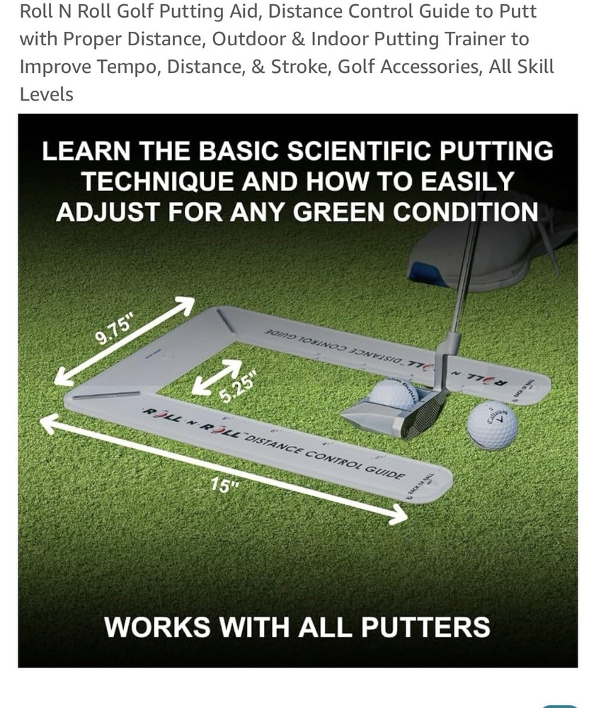 Putting Aid For Distance And Control