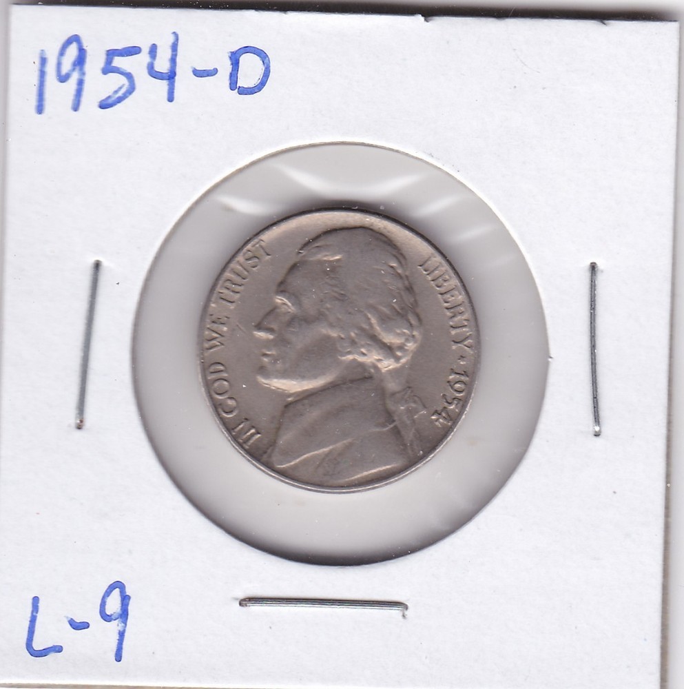 1954-D Jefferson Nickel L9