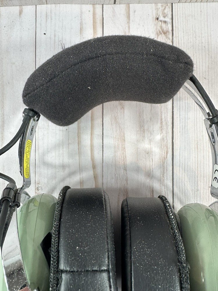 David Clark Model H10-76 Aviation Over-The-Head Headset-Mic, *Untested*