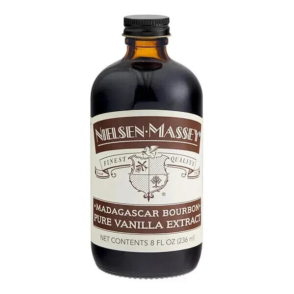 Nielsen-Massey Finest Quality Madagascar Bourbon Pure Vanilla Extract 8 FL OZ