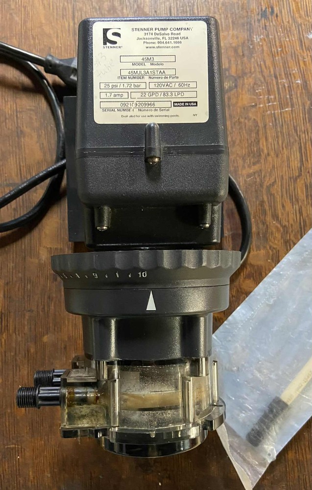 Stenner Chemical Feed Pump 45M3