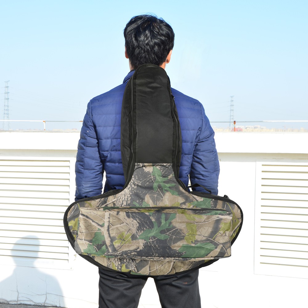 T-Shape Archery Crossbow Bag Double Zipper Portable Backpack Adjustable Shooting
