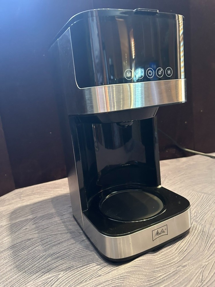 Melitta MCM009 10-Cup Drip Coffee Maker Touchscreen Programmable 900W w Box