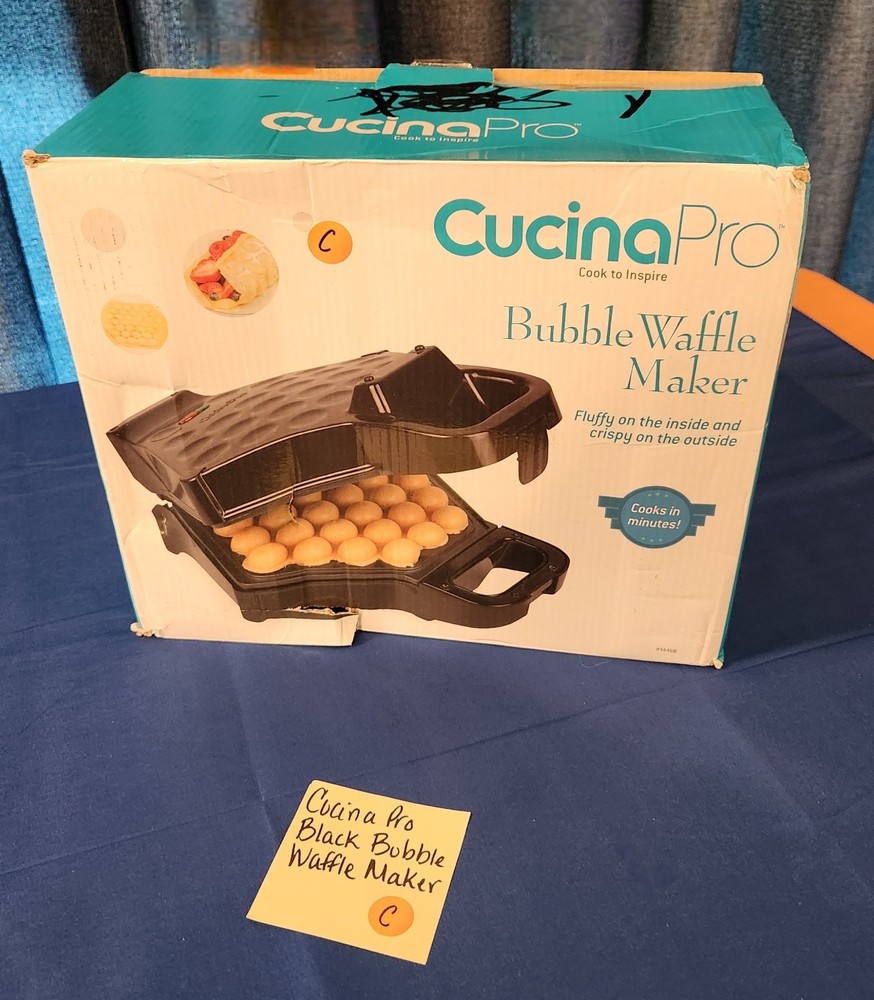 Cucina Pro Bubble Waffle Maker – Open Box, Fully Tested *you're welcome