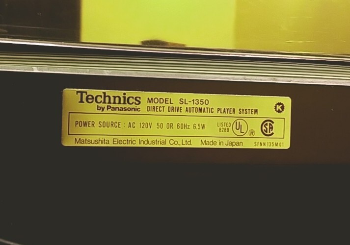 Technics SL-1350 DD Fully Automatic Multiplay Turntable Serviced W/spindles!