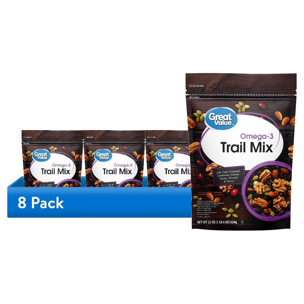 Great Value Omega-3 Trail Mix, 22 oz