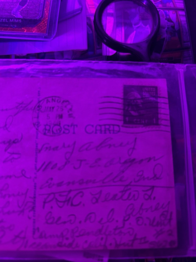 I gave Post Card With 1 Cent Stamp
