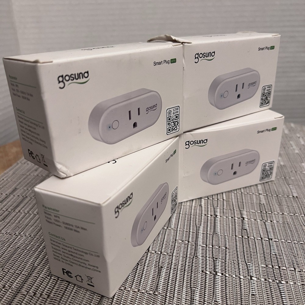 Gosund 4Pack Smart Plug Wifi Switch Socket Outlet Work W/ Alexa Google Assistant