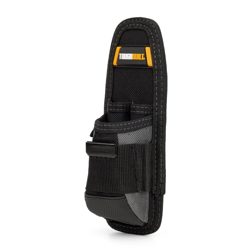 Toughbuilt TB-30 Black 6-Pockets Utility Pouch with Steel Belt Clip