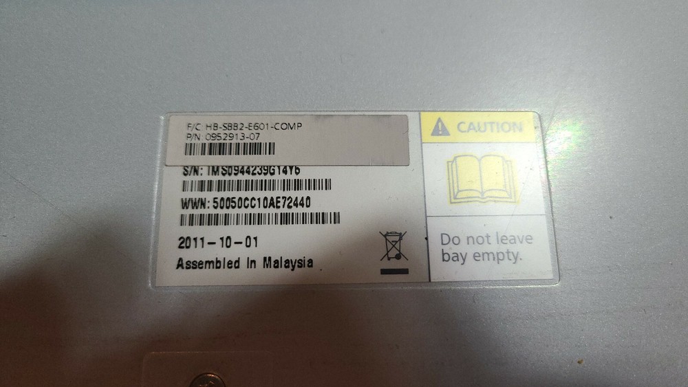 Dell Compellent HB-SBB2-E601-COMP 0952913-07 SAS EBOD Controller