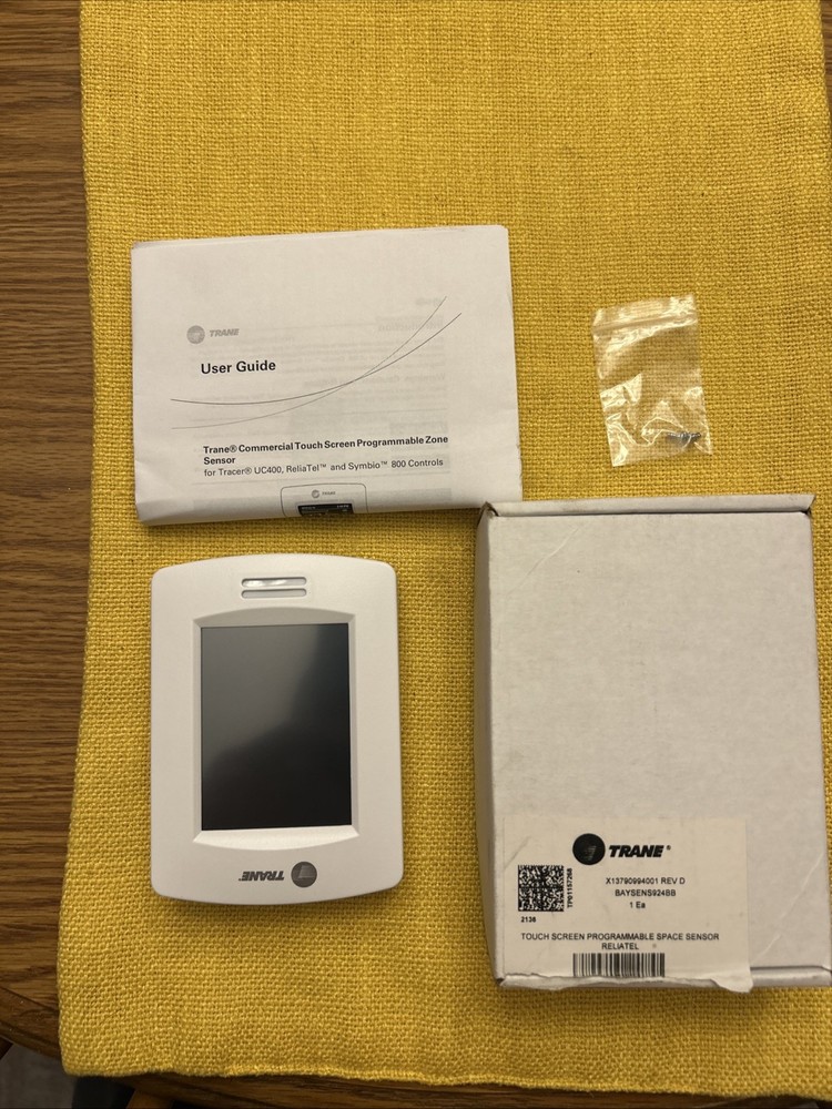 TRANE BAYSENS924BB---Touchscreen Programmable Zone Sensor - Sealed