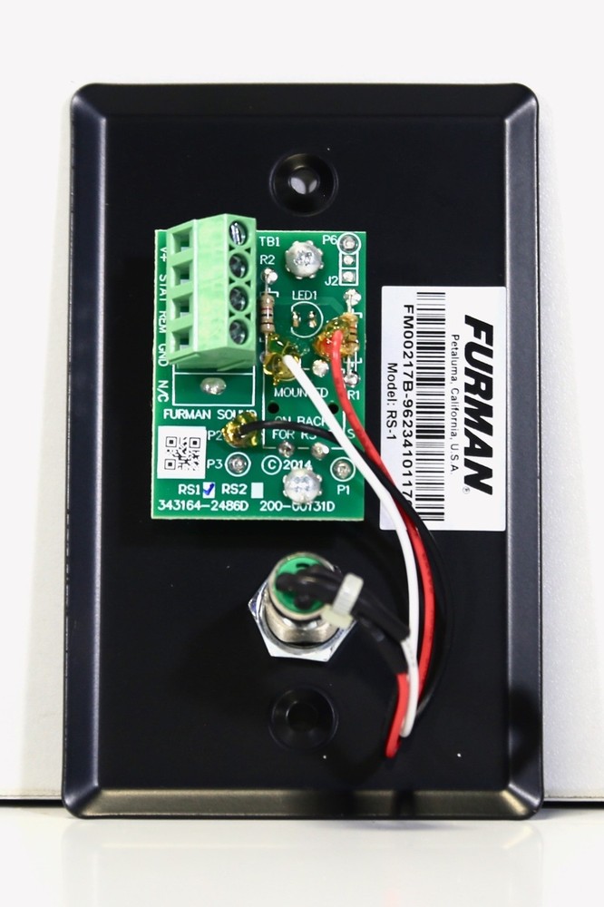 Furman RS-1 Maintained Contact Remote Control Panel New