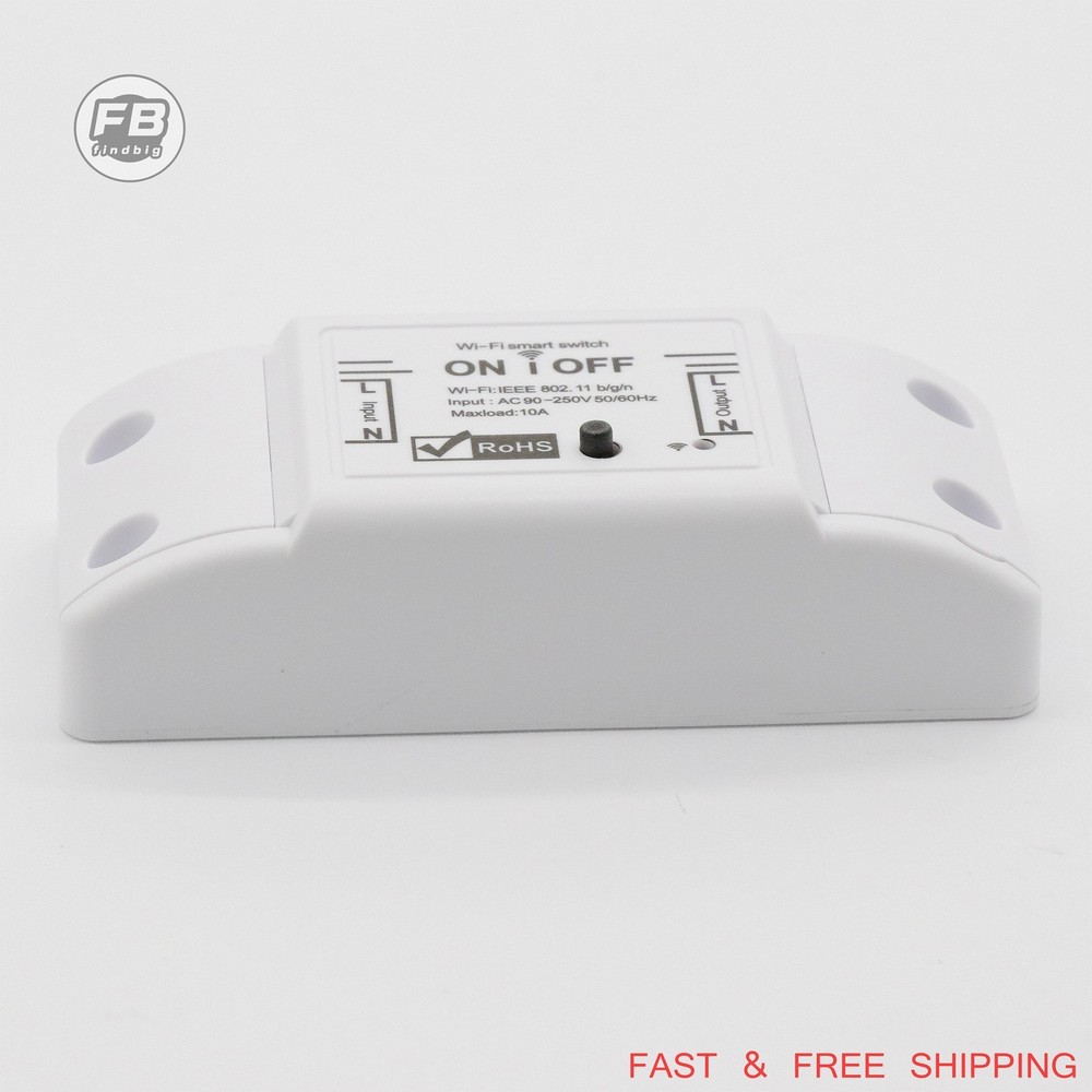 Smart WiFi Switch APP Remote Control ON OFF For Smart Life Google/IFTTT/Amazon