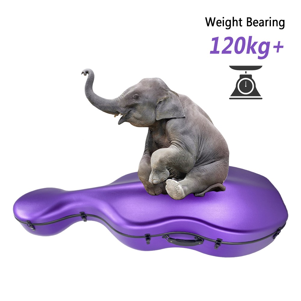 Cello Hard Case 4/4 with Wheels Aviation Composite Materials Lightweight