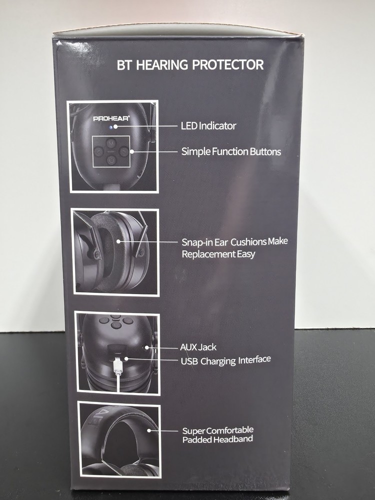 ProHear EM037 BT Hearing Protector SNRdB NEW/OPEN BOX