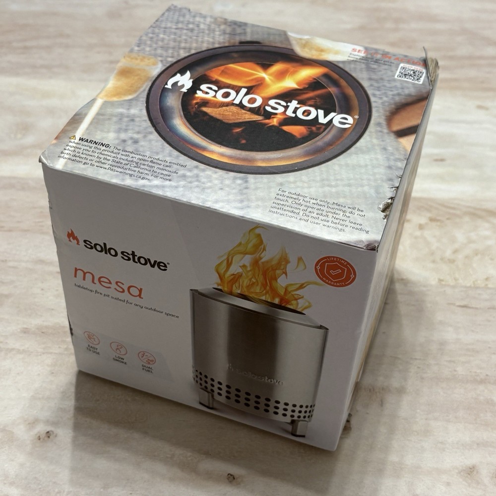 NIB Solo Stove Mesa Tabletop Fire Pit