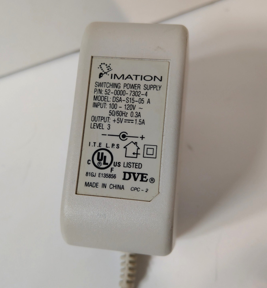 Imation Super Disk Drive PARALLEL External PC-Mac 120 MB with 5 Disks, Software