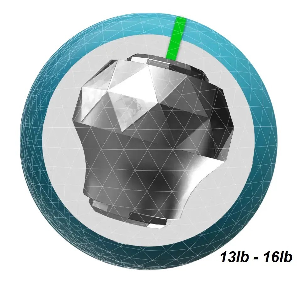 15# NIB Swag Apex Solid Bowling Ball