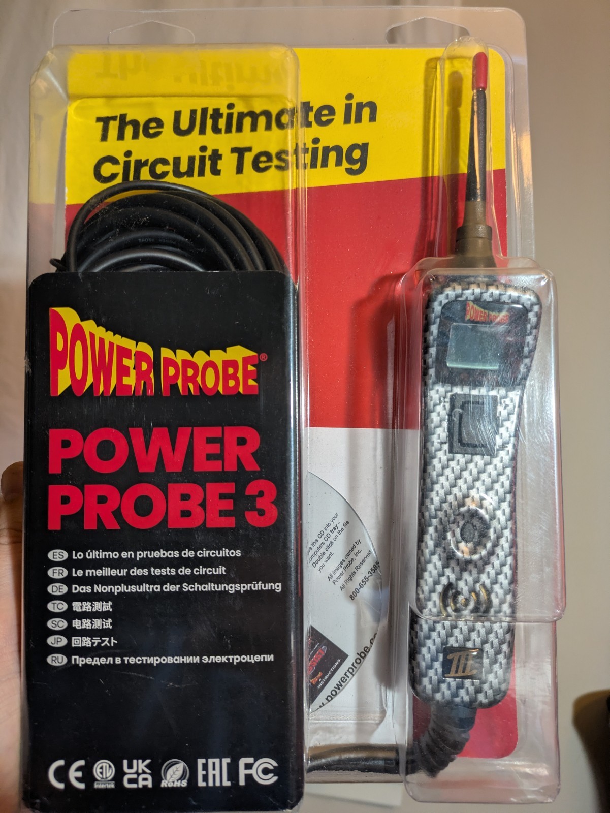 Power Probe PP3CSCARB Automotive Circuit Tester 12 To 24v