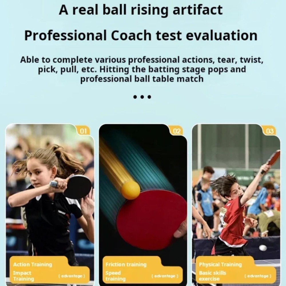 Table Tennis Training Device Versatile Protection Ping Pong Trainer Machine