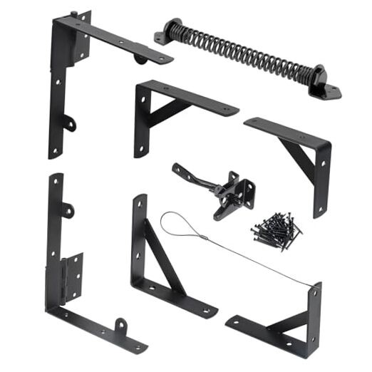 Fence Gate Kit Gate Hardware Anti Sag Gate Kit Gate Frame Cornor Brackets 1 Set