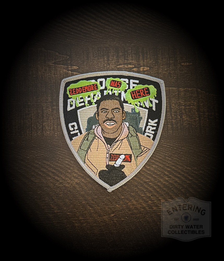 NYPD GHOSTBUSTERS PATCH SLIMER SERIES ZEDDEMORE