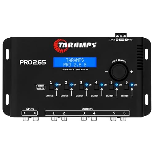 Pro 2.6S Digital Signal Processor Equalizer 3-band Graphic Equalization 6