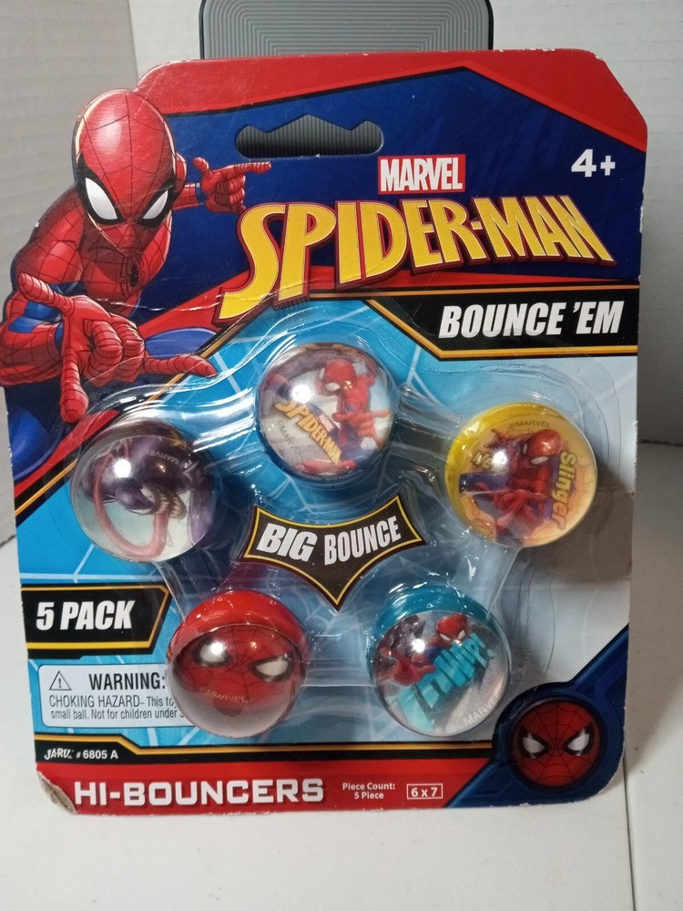 Spiderman 5 Pack Hi-bouncers