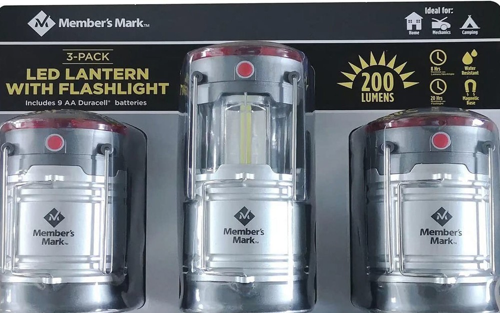 Lantern \ Flashlight 3 PACK Work And EMERGENCY Lighting