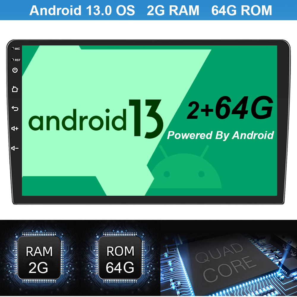 For Toyota Camry 2007-2011 Android 13 Apple CarPlay Car Stereo Radio GPS Navi