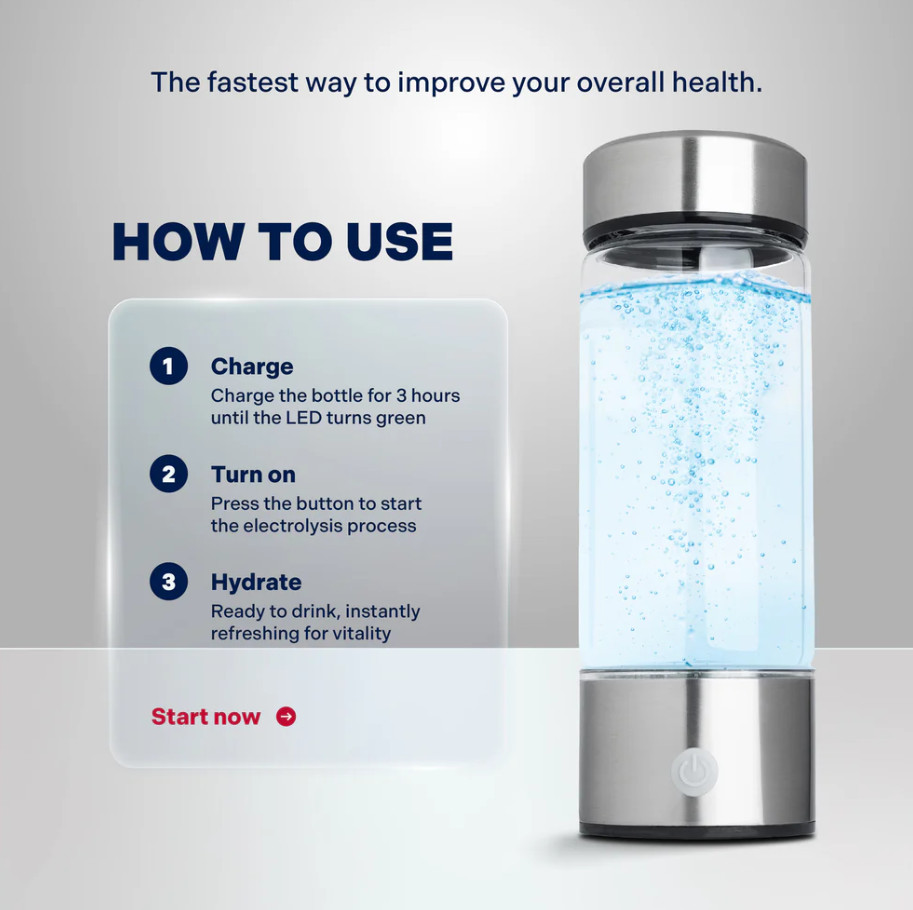 HydroWata™ Hydrogen Water Bottle