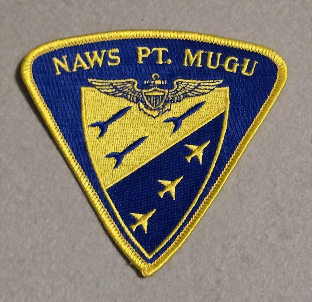 NAWS Pt. MUGU Patch - 4" x 3 7/8"