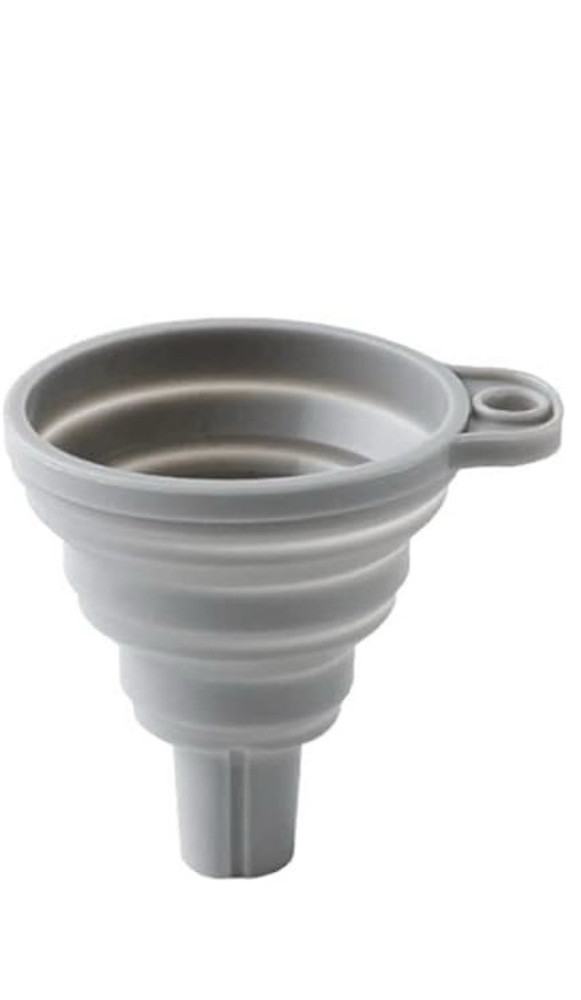 Multi-use Kitchen Funnel Small Foldable Collapsible Gray - A0221