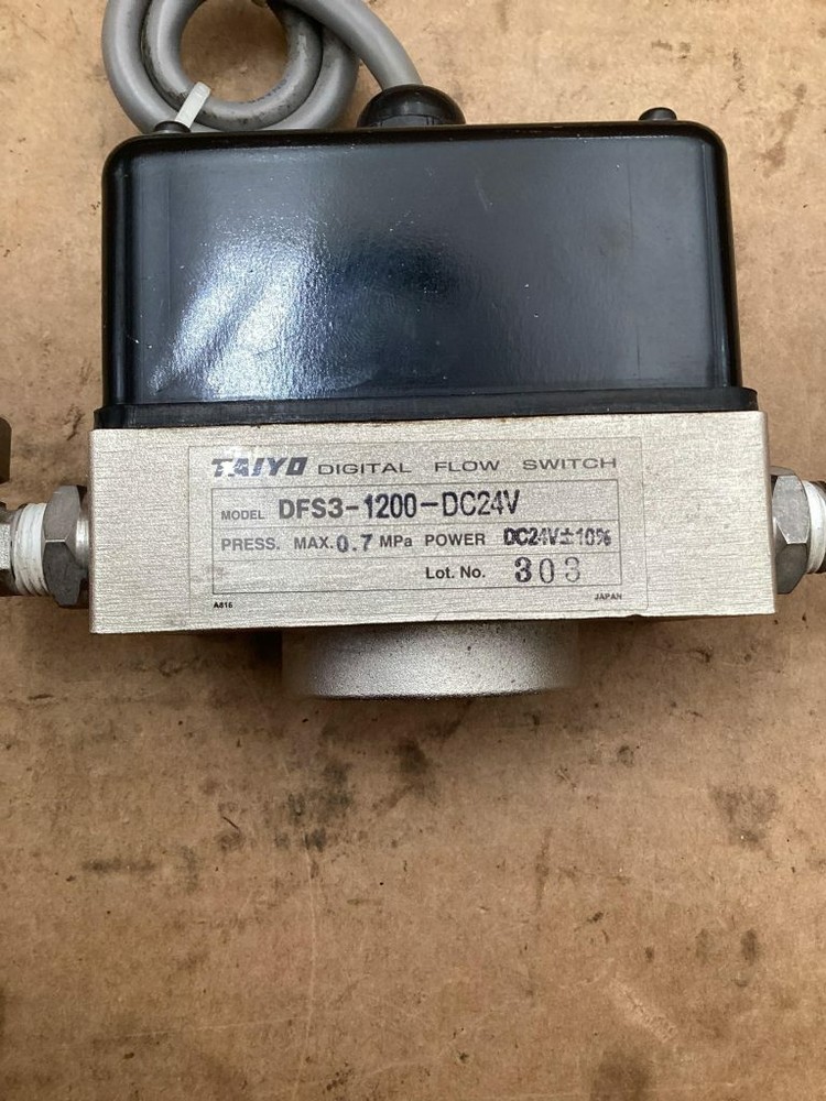 Taiyo Digital Flow Switch; DFS3-1200-DC24V; 0.7MPa