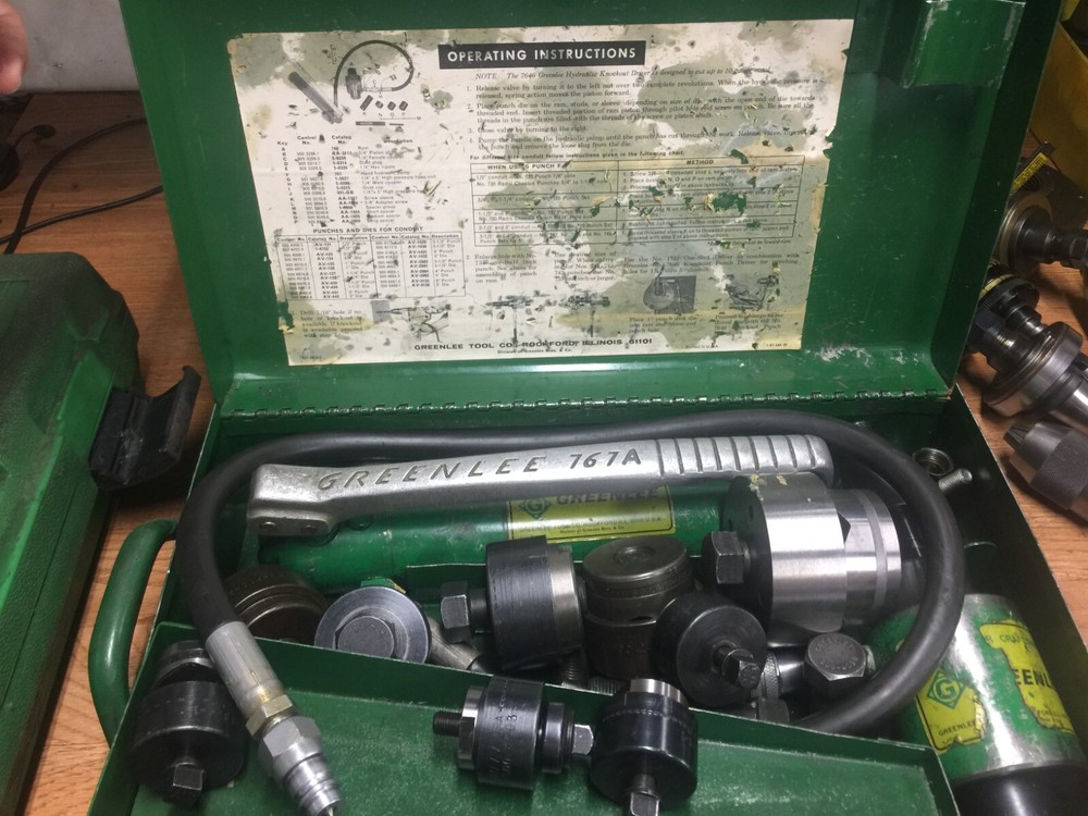 GREENLEE KNOCKOUT PUNCH SET HYDRAULIC 7646