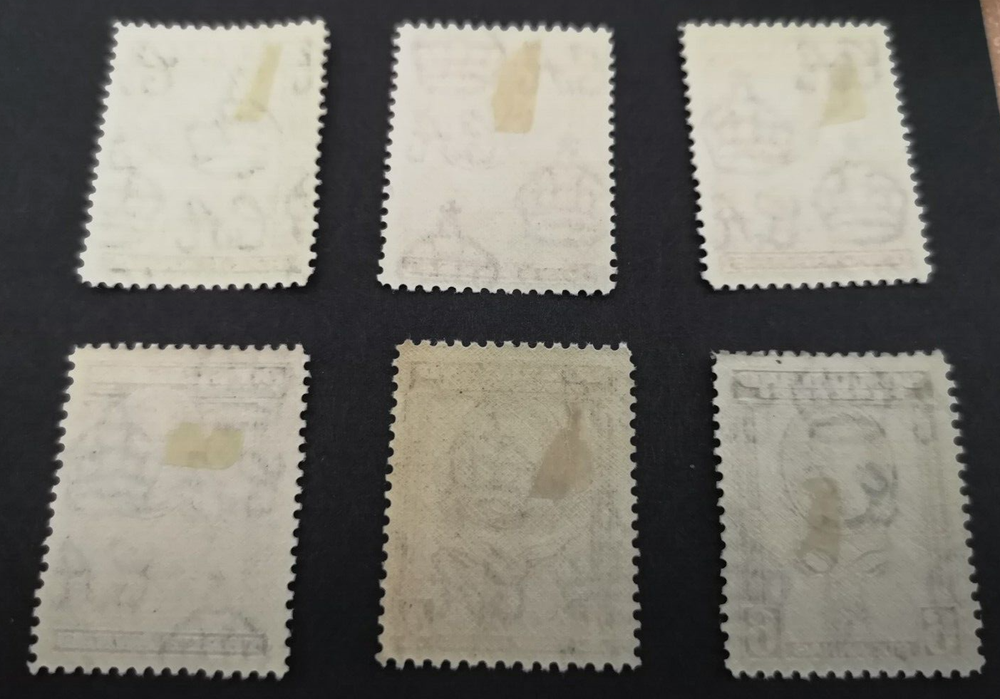 Somaliland Protectorate 1938 : MH OG - 1/2a to 6a violet: Nice examples