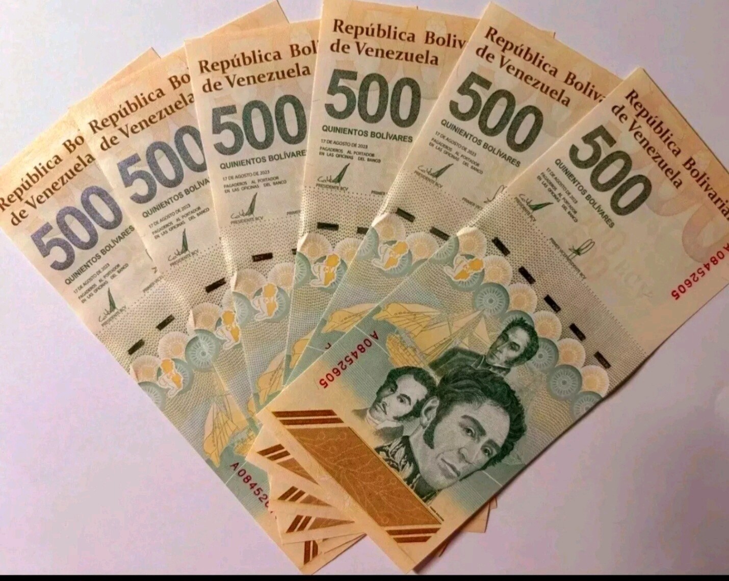 10 x VENEZUELA 500 DIGITALES NEW 2023 UNC 500 Million Bolívares W/COA Deal