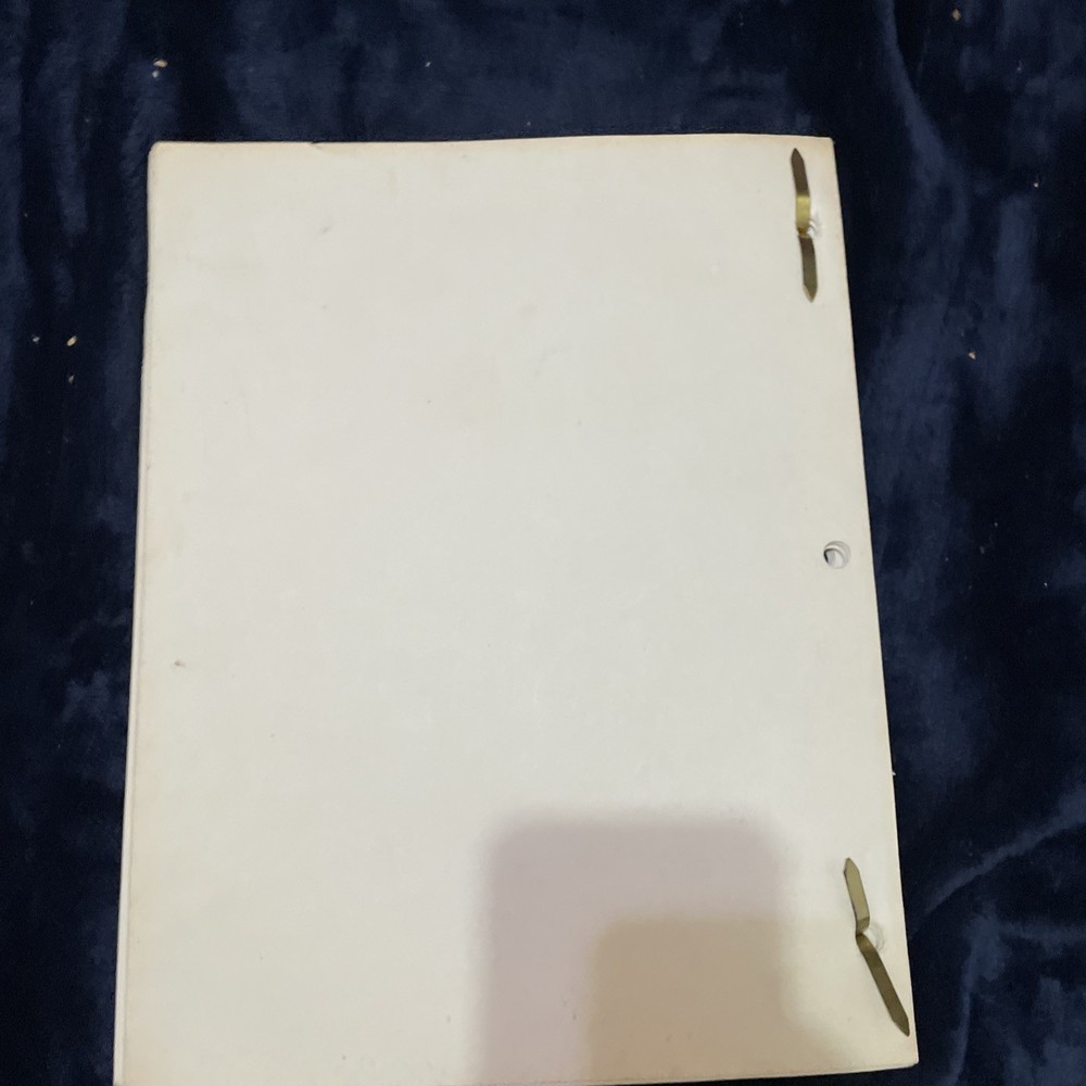 Newhart Original Television Script Oct 9 19871
