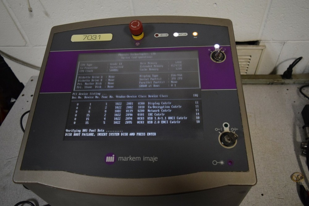 Markem Imaje 7031 Controller Laser Printing